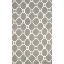 SAFAVIEH Cedar Brook Carrissa Geometric Area Rug, Grey/Silver, 5' x 8'