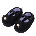 thumbnail image 3 of Durtebeua Toddler Shoes Girl Baby Shoes Fashion Soft Sole Toddler Shoes Pearl Dress Flower Princess Shoes Toddler Shoes Kids Shoes Toddler Girl Shoes Baby Girl Shoes Black,6-9 Months, 3 of 7