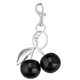 thumbnail image 3 of Charming Cherry Shaped Keychain Lovely Cherry Key Chain Multifunctional Keychain Pendant Charm for Girls Women Red, 3 of 4