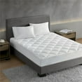 thumbnail image 5 of Croscill Signature Dobby Cotton Waterproof Mattress Pad in White Cal King, 5 of 8