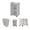 White#2, variant on Kitchen Carts, White 8-Bottle Rack Bar Cart, White Kitchen Islands,Wood Metal Kitchen Carts, Furniture Dining Furniture Kitchen Islands & Carts