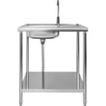 thumbnail image 3 of Tarja Fregadero Industrial Grifo 80x50x91 Acero Inoxidable Gutstark Home, 3 of 7