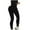 Black, variant on New legging anti cellulite femme, knit seamless peach tight yoga pants women high waisted show running sports fitness pants