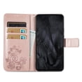 thumbnail image 7 of for Google Pixel 8 Pro Wallet Case, [Flower Embossed] Premium PU Leather Flip Protective Case Cover with Card Holder and Stand with Wrist Strap for Google Pixel 8 Pro, Rosegold, 7 of 7