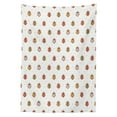 thumbnail image 3 of Ambesonne Cartoon Tablecloth Rectangular Table Cover, Pastel Colored Ladybugs, 52"x70", Multicolor, 3 of 4