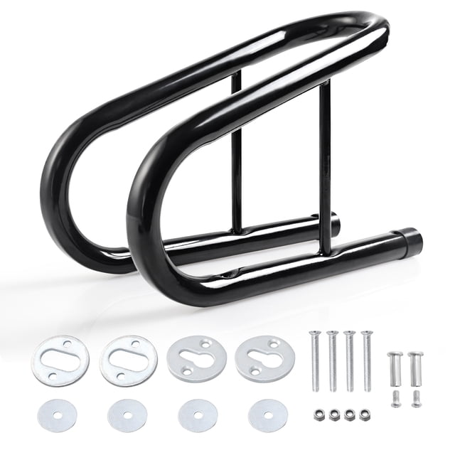 Goplus 3.5" Kit de Cale de Roue de Moto Scooter Support de Vélo Remorque Camion Support