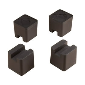 Ashata 8pcs Set Plastic Multi Slot Furniture Leg Risers Non Slip