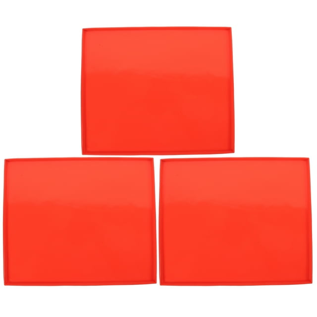 3 uds esteras deshidratadoras de silicona con borde hojas de silicona bandejas reutilizables para hornear bandeja de silicona