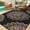 Black Brown-8' x 10', variant on Area Rug Black Brown 5' x8' Waterproof Outdoor Indoor Patio Camping RV Use