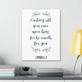 thumbnail image 3 of Scripture Walls  Casting All Your CAre 1 Peter 5:7 Christian Wall Art Bible Verse Print Ready To Hang Unframed, 3 of 17