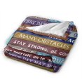 thumbnail image 2 of Wijzvio To My Godson Throw Blanket Soft Fuzzy Fleece Blanket For Couch Bed Living Room Decoration 40"X30", 2 of 9