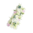 thumbnail image 3 of kurtrusly Porte Arquée Fleur Rangée Panneau de Fleurs Réalistes pour T Station Fête Cérémonie Blanc Rose Style 2, 3 of 9