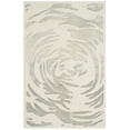 thumbnail image 2 of SAFAVIEH Bella Igor Abstract Swirls Wool Area Rug, Ivory/Grey, 3' x 5', 2 of 7