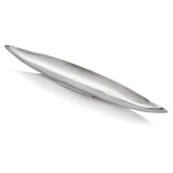 Modern Day Accents Vassoio Lungo Barco 8791 In Alluminio Argento, XXL - 3