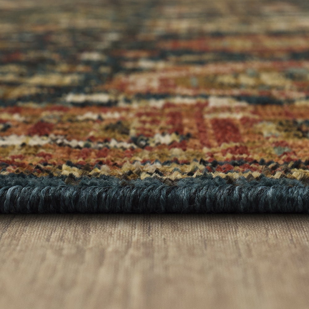 Mohawk Home Famalt Woven Indoor Area Rug, Sapphire, 4' x 6'