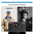 thumbnail image 6 of CAMOTUSE 20 Hour 1080P Camcorder Mini Police Body Camera HD 180° Video DVR IR Night Cam 2025 NEW, 6 of 7