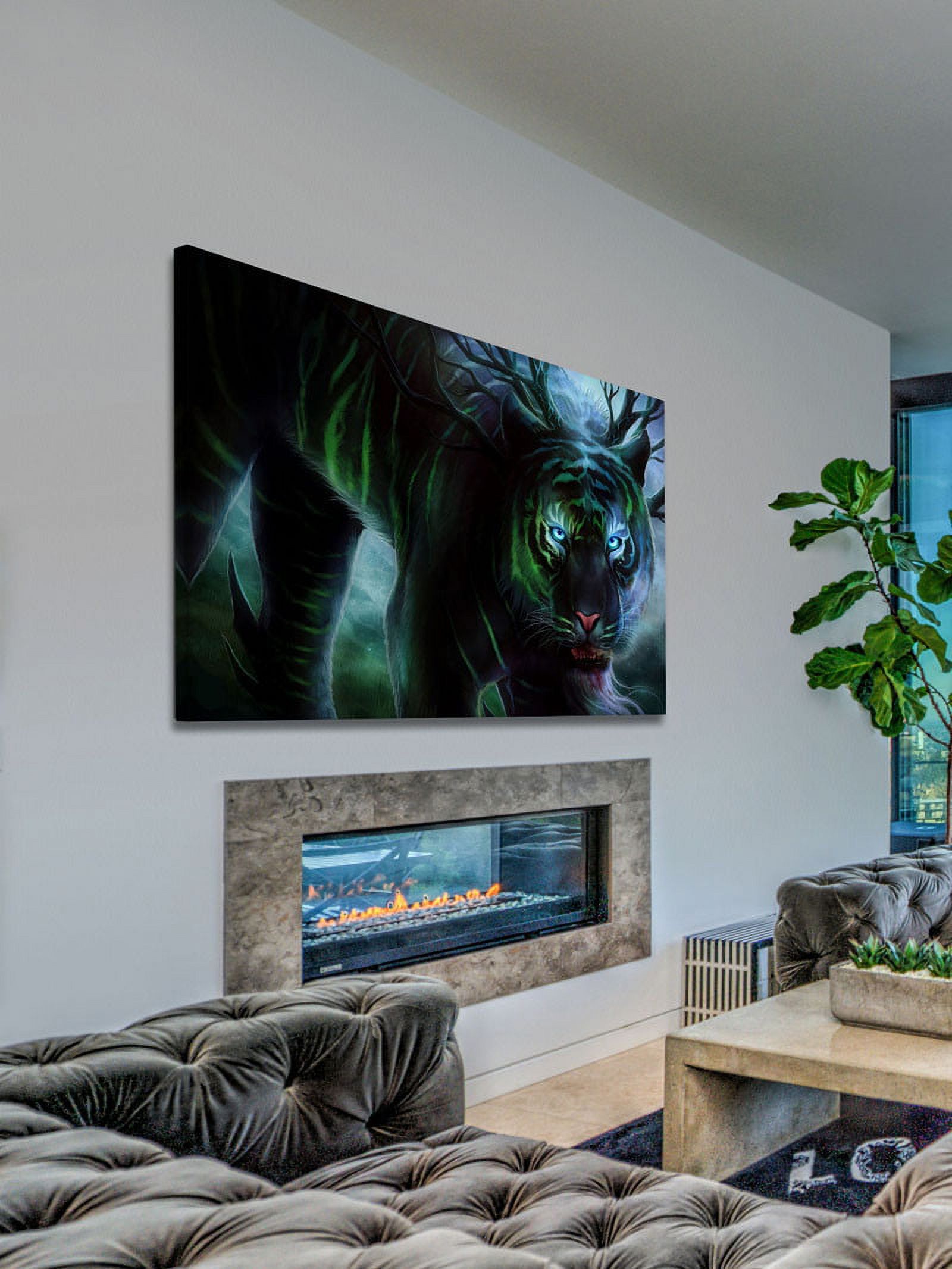 Marmont Hill "Cold Stare" Painting Print on Canvas