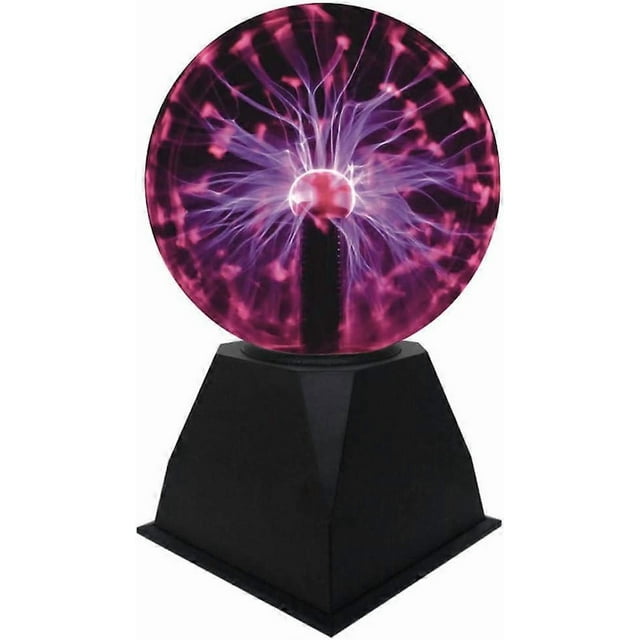 Plasma Ball Light, 5 Inch Touch Sensitive Sensitive Ball Ion Sphere Lamp Red Light Novelty Night Lights