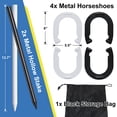 thumbnail image 2 of Set infantil Horseshoes Game COCONUT Metal, 14 x 15 cm, 0,25 kg, 2 of 7