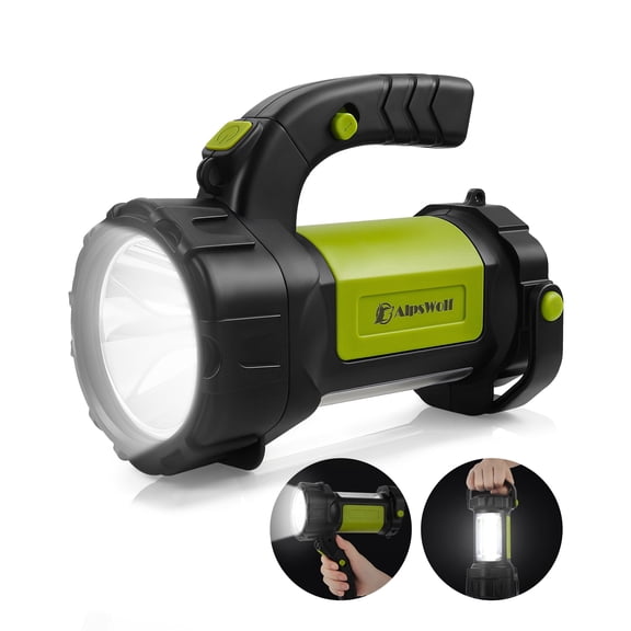 AlpsWolf Camping Lantern Rechargeable, LED Flashlight Spotlight for Emergency, Power Outages