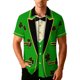 thumbnail image 2 of Ceisia St. Patrick's Day Men's Unisex Hawaiian Shirt | Summer Beach Casual Short Sleeve Button Down Gift Printed Top, 2 of 9