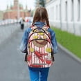 thumbnail image 6 of FORMRS Kids School Backpack Elementary Student Unisex Travel Bookbag with Reflective Stripes, Red Lobster, 6 of 7
