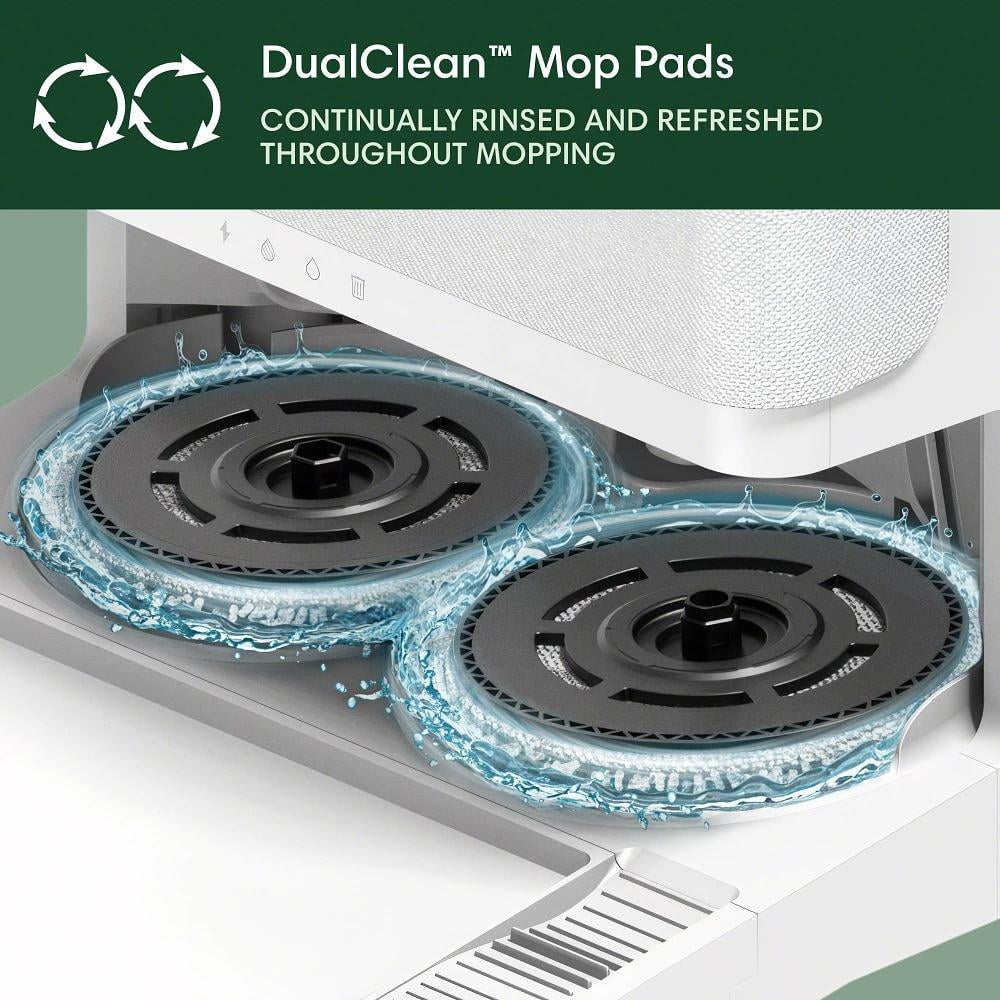 iRobot Roomba Plus 405 Combo Robot Vacuum & Mop + AutoWash Dock - White Edition