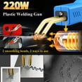 thumbnail image 6 of MLL Upgraded 220W Plastic Welder, 2 in 1 Plastic Welding Repair Welder Kit 1000PCS Hot Stapler Soldering Gun with 100PCS Plastics Welding Rods Car Bumper Repair Kit for Most Plastics(Blue), 6 of 9