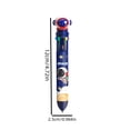 thumbnail image 3 of PoyoKee 0.7mm Colored Pens, 10 Colors Retractable Gel Pens, Cute Character Click Style Pen for Women Men, Office Supplies for Drawing, Astronaut, 3 of 7