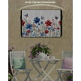 thumbnail image 3 of 4th of July Outdoor TV Cover 70 to 75 Inch Weatherproof, Independence Day Red Blue Floral Butterfly 600D Oxford TV Covers with Waterproof Zipper, Outside Flat TV Screen Protector Size 68"Wx42"Hx4.5"D, 3 of 7