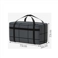 thumbnail image 2 of 3X Bolsa de Almacenamiento de Edredón de Ropa de Gran Capacidad Bolsa de Almacenamiento Móvil Bolsa de Equipaje Portátil A Prueba de Polvo 90L, 2 of 5