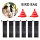thumbnail image 2 of Bolsa para alimentador de pájaros Alimentador de calcetines con aletas extragrandes para semillas de cardo Bolsa de malla reutilizable Alimentador de aves silvestres con 2 embudos Herramientas de sumi Muyoka Hogar, 2 of 6
