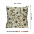 thumbnail image 4 of BANET  Pinecone Decorative Throw Pillow Case Pack of 2, Scenery Illustration of Hand Painted Pine Tree Branches and Sepia Cone, Couch Bedroom Living Room Cushion Cover, Pale Sage Green 24x24in, 4 of 7
