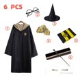 thumbnail image 3 of Capa para niños adultos, disfraz de Halloween, conjunto de sombrero, corbata y bufanda de la Escuela de Magia y Hechicería, 3 of 5