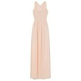 thumbnail image 2 of Little Mistress Womens Ruched Pleated Maxi Dress, 2 of 5