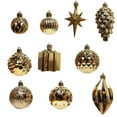 thumbnail image 2 of Xihbxyly 12 Adornos Navideños para Árbol de Navidad, Bolas de Plástico Brillantes, Reutilizables, para Colgar En El Árbol, Ideales para Oficinas, Hoteles y Mansiones. Juego de 12., 2 of 4