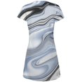 thumbnail image 2 of Halloween Liquid Chrome Costume All Over Juniors Beach Cover-Up Dress Multi SM, 2 of 2