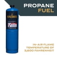 thumbnail image 6 of Bernzomatic 14.1 oz Propane Tank Cylinder Fuel for Propane Torch, Blow Torch & Torch Head Use, 6 of 11
