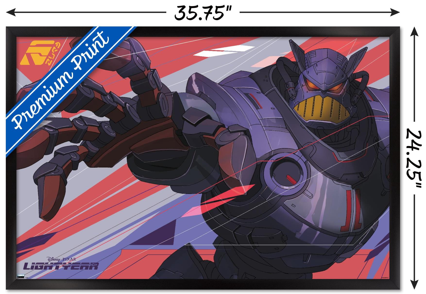 Disney Pixar Lightyear - Zurg Wall Poster, 22.375" x 34" Framed