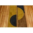 thumbnail image 6 of Casavani Yellow Handblock Printed Cotton Dhurrie Square Living Room Carpet Outdoor Rug 7x7 feet, 6 of 6