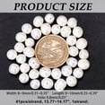 thumbnail image 6 of 1 Strands about 41 Pcs 8~9mm Natural Cultured Freshwater Pearl Beads Grade A, 6 of 6