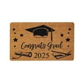 thumbnail image 1 of Graduation Season Front Door Mat 2025 Welcome Mat For Front Door With Non Backing Easy To Clean Entry Mats For Indoor Outdoor Porch Home Sized Throw Blanket Furry Rugs Rugs Dorm Room Huge Blanket, 1 of 4