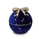 thumbnail image 2 of Caja de soporte para joyas, caja de embalaje elegante de satén de pana para el hogar, organizador de aniversario de compromiso de boda, Ropa, zapatos y accesorios Miscelánea Anillo azul oscuro, 2 of 6