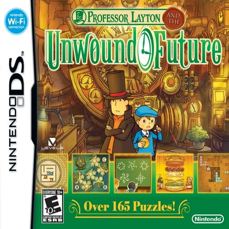 NDS Vdieo Games Cartridges Professor Layton and the Unwound Future US Version, DS Game Card for NDS 3DS DSI DS