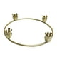 thumbnail image 5 of Candelabro cónico redondo para decoración de mesa, centros de mesa de comedor decorativos con 4 ramas para recepción de boda, duradero Dorado, 5 of 9