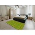thumbnail image 5 of Ahgly Company Machine Washable Indoor Round Transitional Pistachio Green Area Rugs, 8' Round, 5 of 7