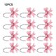 thumbnail image 5 of Injueey Ganchos de lazo rosa para cortina de baño elegantes, ganchos de ducha de acero inoxidable para cortina de resina, juego de ducha. Accesorios de baño, 5 of 6