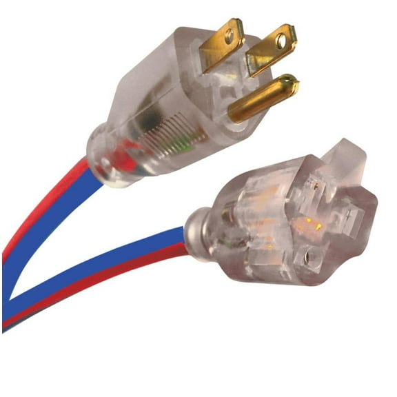 15Ft 12/3 SJEOOW Extreme Cold Weather Extension Cord