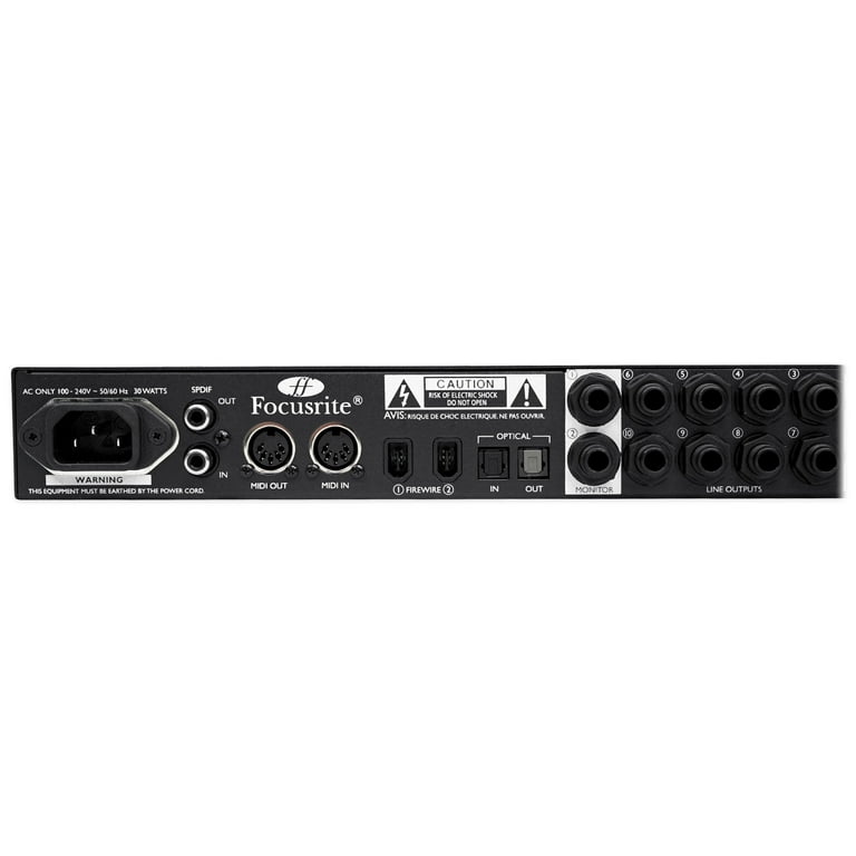 Focusrite Saffire PRO 40(8chマイクプリアンプとして) Focusrite SAFFIRE PRO 40 FireWire Audio Interface w/8 Mic