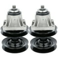 thumbnail image 2 of CCIYU 2 Pack Mower Spindle Assembly with Fits for MTD 618-0595 918-0595 918-0593 with Double Pulley, 2 of 5